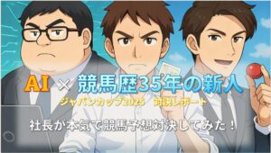 生成AI×競馬歴35年の新人ジャパンカップ2025レポート